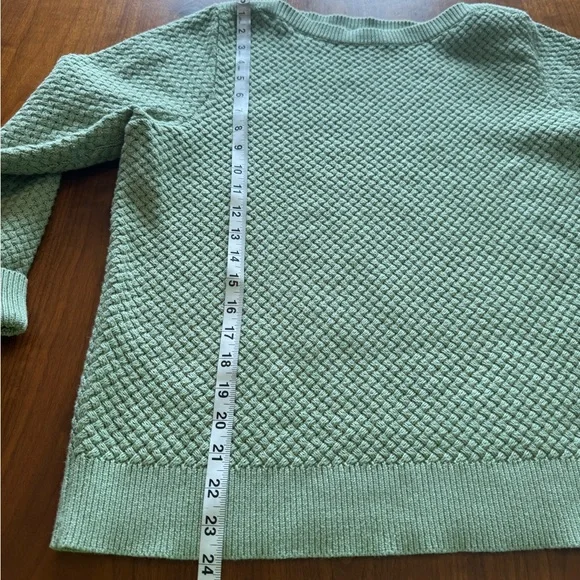 L.L. Bean Basketweave Boatneck Sweater - Picture 6 of 10